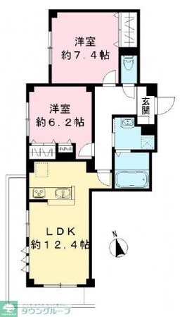 トゥインクル ヴィータの物件間取画像